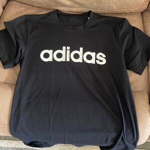 Adidas women’s medium black work out T-shirt